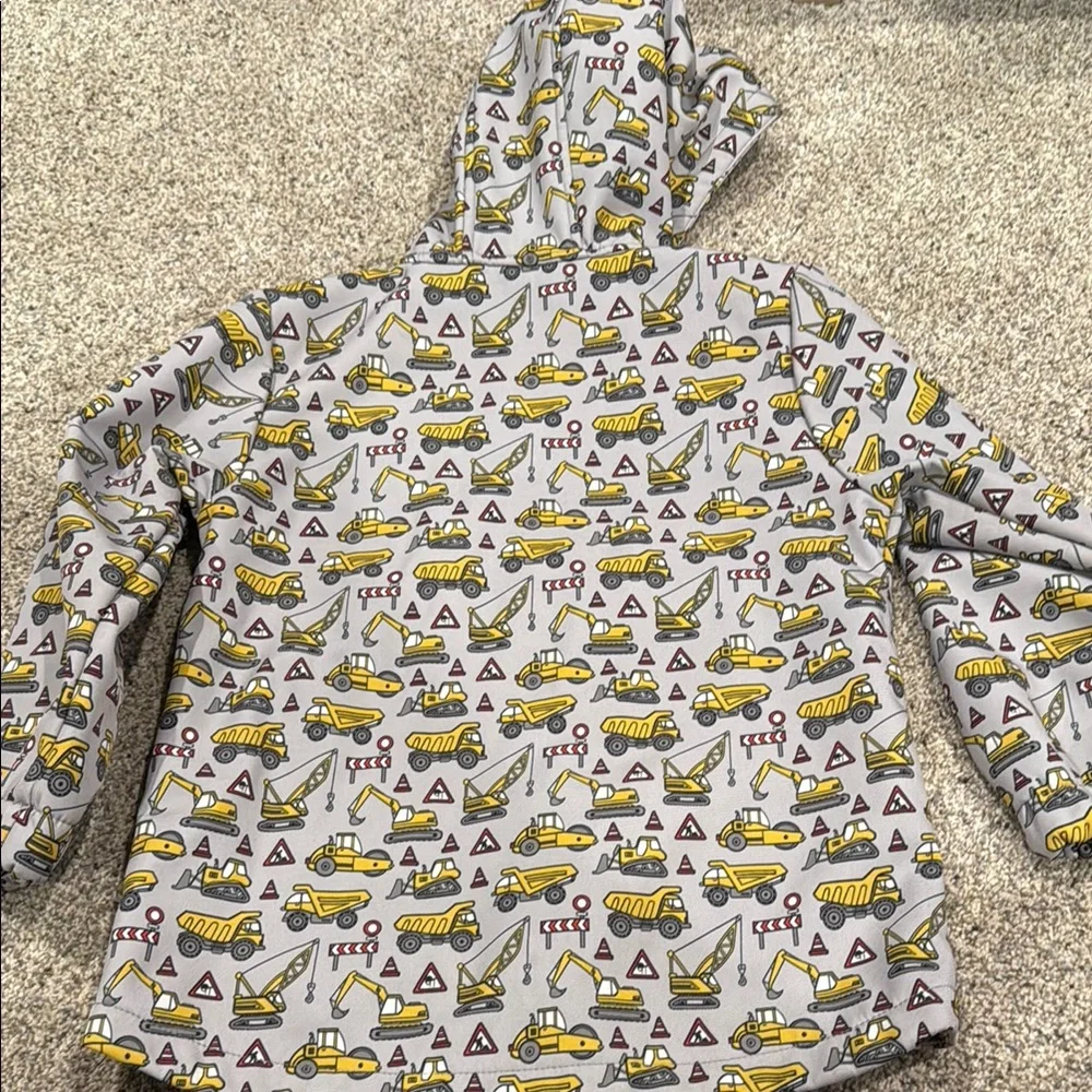 George Hats Kids' Gray Jacket with construction print - Picture 4 of 4